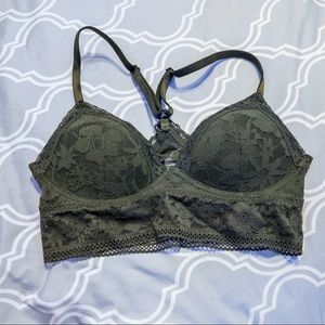 NWOT Victoria’s Secret lace longline bralette